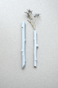Twiggy wandvaasje blauw small 