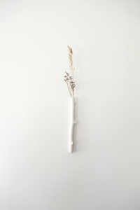 Twiggy wandvaasje wit small